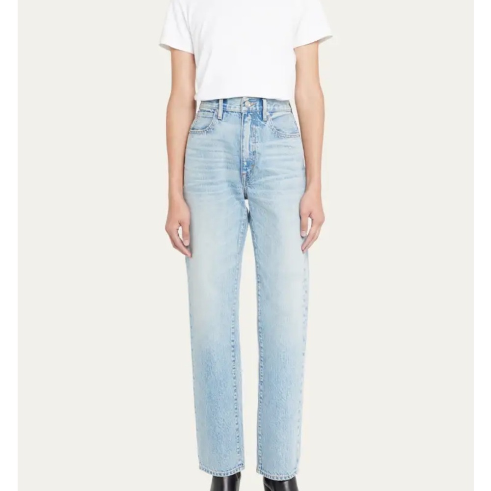 Silverlake London Light Wash High-Rise Straight Jeans - Women